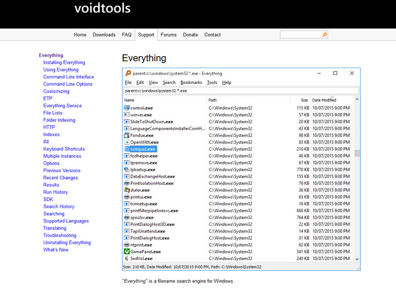 everything by voidtools