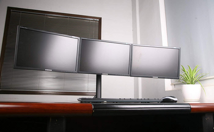 Triple LCD Monitor Stands