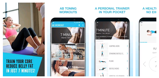7m ab workout- Best Workout App