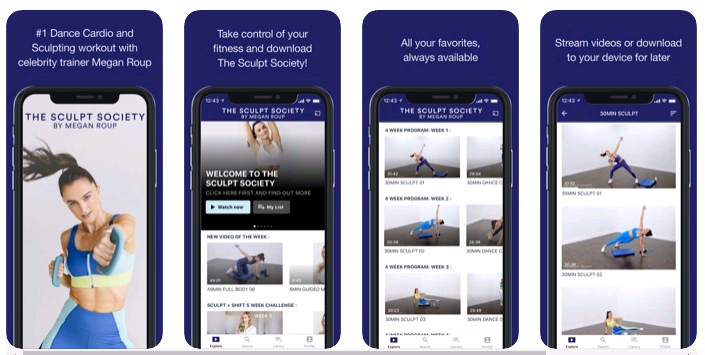 The Sculpt Society - Best Workout App- Team Touch Droid