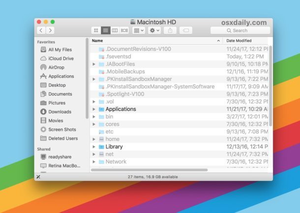 Show Hidden Files on Mac - Shortcut - Terminal - Team Touch Droid
