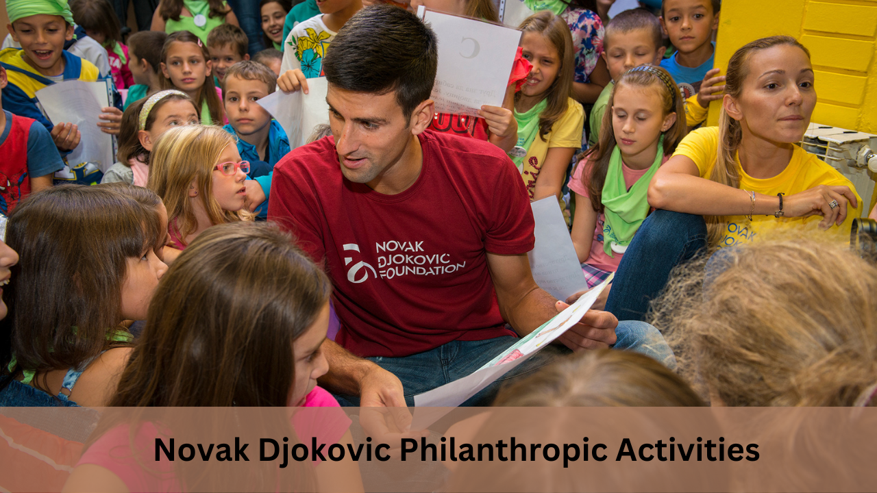 Novak Djokovic Philanthropic Activities